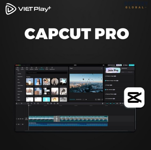 Gói Capcut Pro Chính Chủ