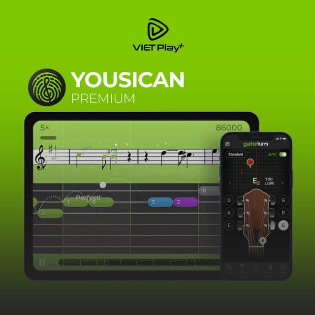 Tài Khoản Yousician Premium+ (12 Tháng)