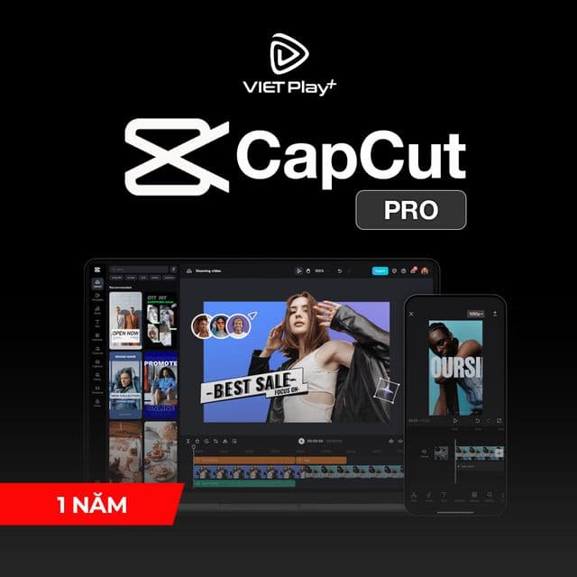 Gói Capcut Pro (1 Năm)
