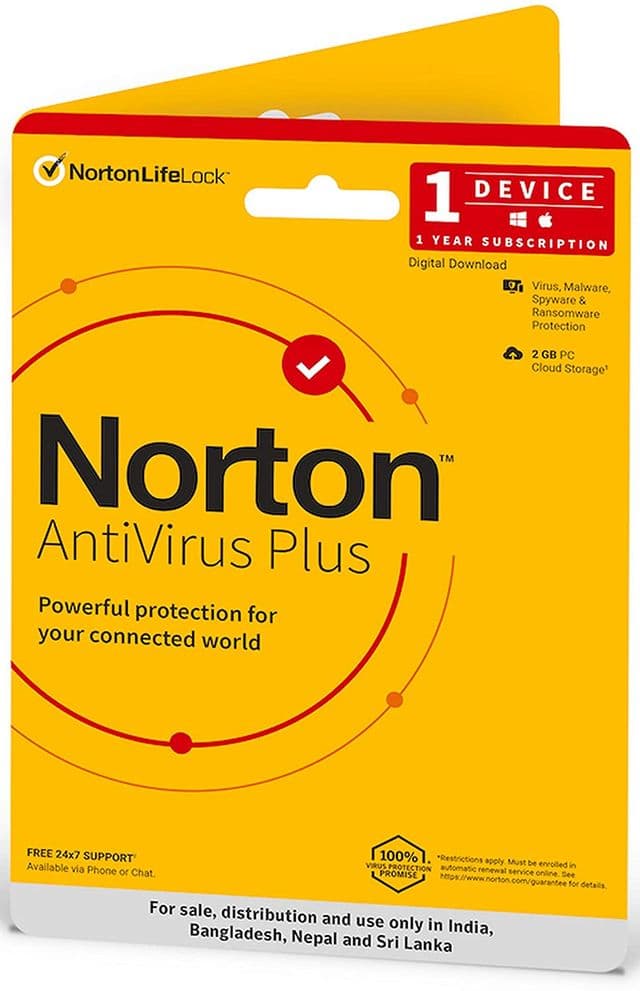 Norton Antivirus Plus (1 Năm)